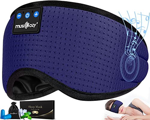 MUSICOZY Sleep Headphones Bluetooth 5.4 Sleep Mask with HD Sound